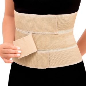 Faixa Abdominal de 3 elásticos aberta